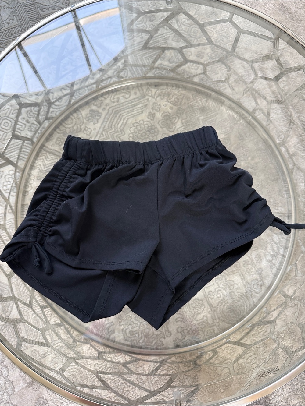 Five Dancewear Black Athletic Shorts with Elastic Waist